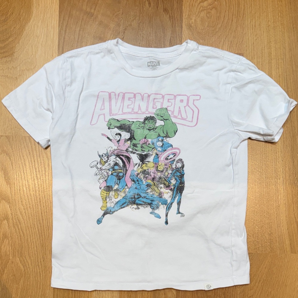 Treasure & Bond White Avengers Graphic Tee
